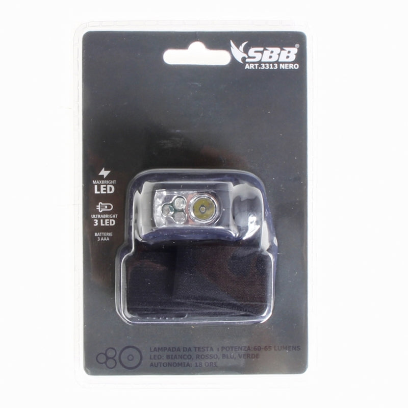 LAMPADA DA TESTA 65 LUMENS SBB