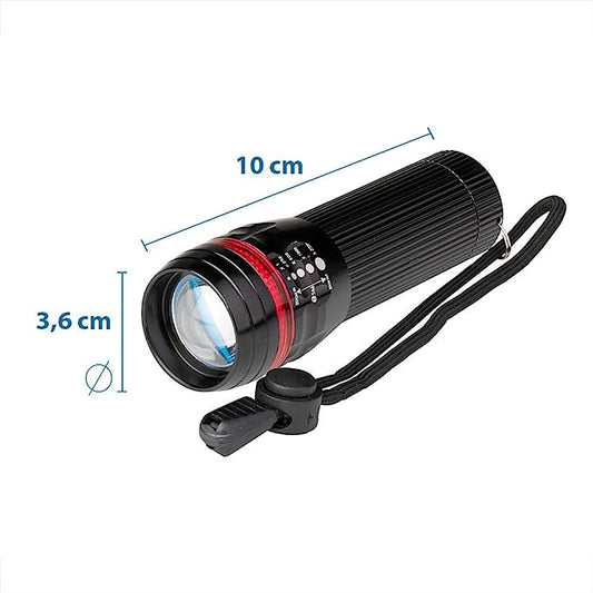 Torcia portatile alluminio 80 LM